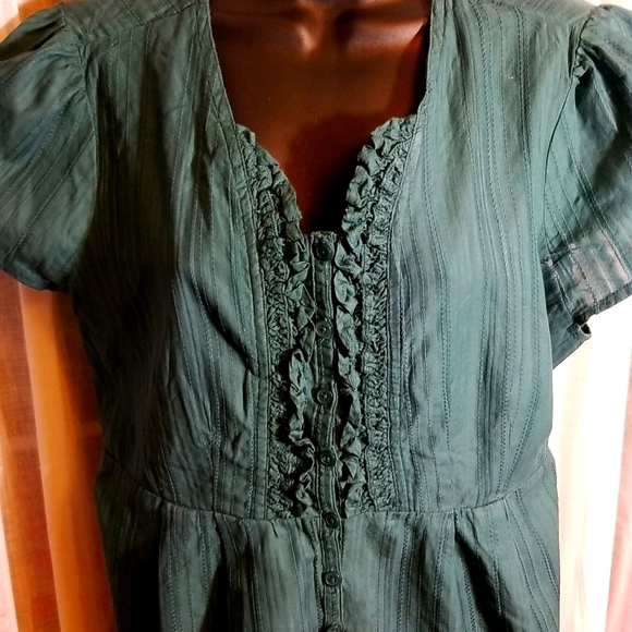 XL "Faded Glory" Teal Top - Picture 2 of 5